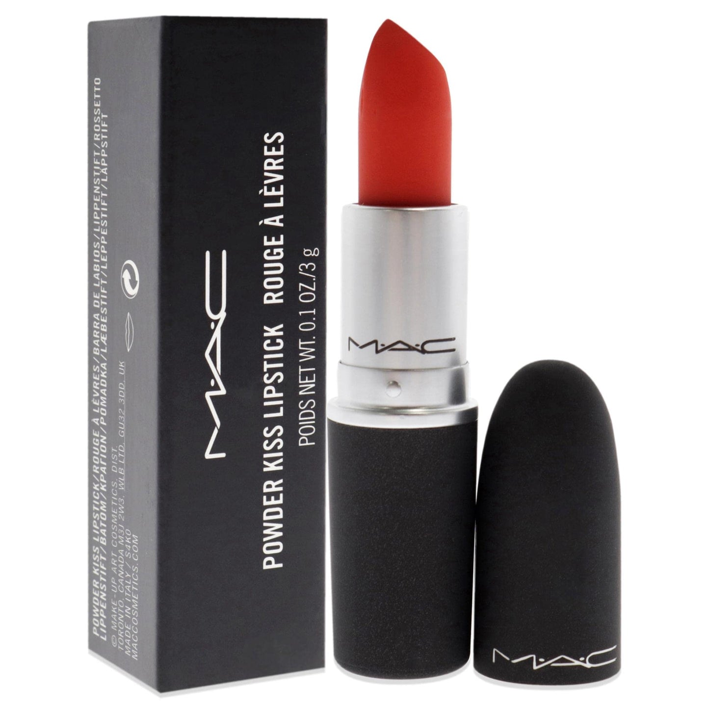 MAC Powder Kiss Lipstick - Style Shocked Lipstick Women 0.1 oz Beauty & Personal Care MAC