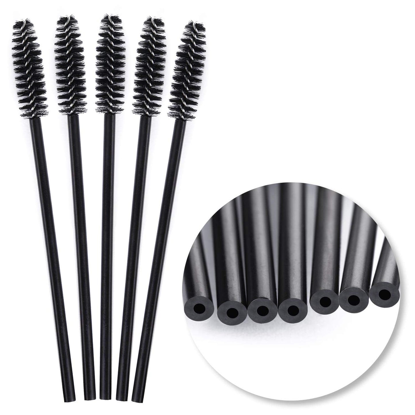 Tbestmax 200 Disposable Mascara Wand Eyebrow Brushes Spoolies Applicator for Eyelash Extension Makeup Kits Beauty & Personal Care Tbestmax