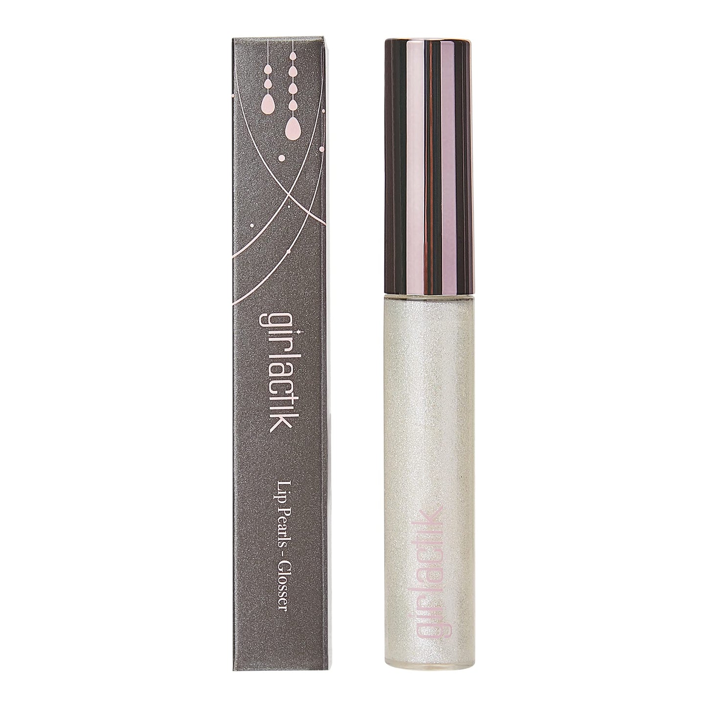 Girlactik Lip Pearls Glosser - Lustrous (Clear/Iridescent Rainbow Sparkle) - 7 g / .24 oz Beauty & Personal Care Girlactik