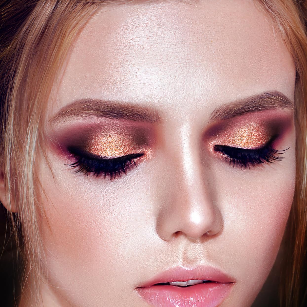 Sistar Glo Glitter Eyeshadow Ultra Glitter Rich Shine Stunning Application Day or Night Hydrating Finish (Bright Bronze) Beauty & Personal Care Sistar