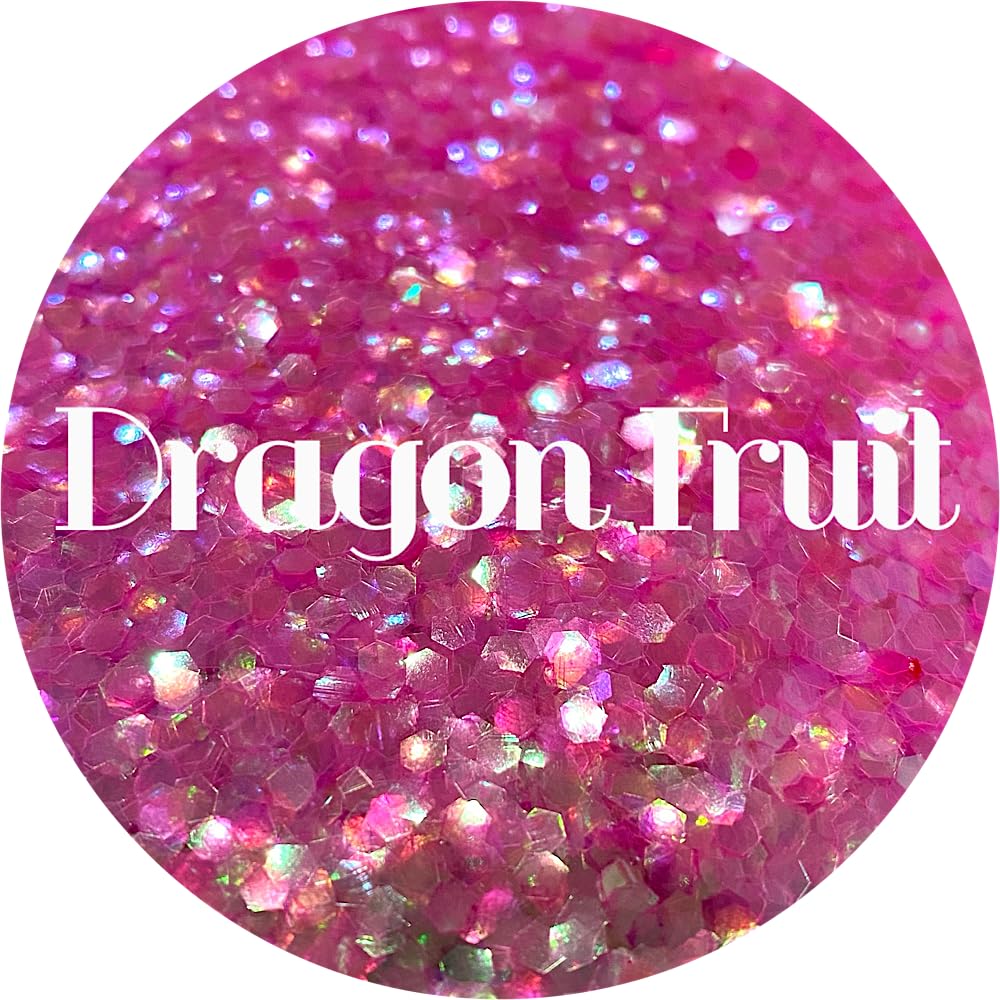 Pink Polyester Glitter | Craft Glitter | Glitter for Arts & Crafts | Tumblers | Cosmetics | Nails | Epoxy Resin Art | Slime | DIY | Body Glitter | 1 Beauty & Personal Care Glitter Heart Co.
