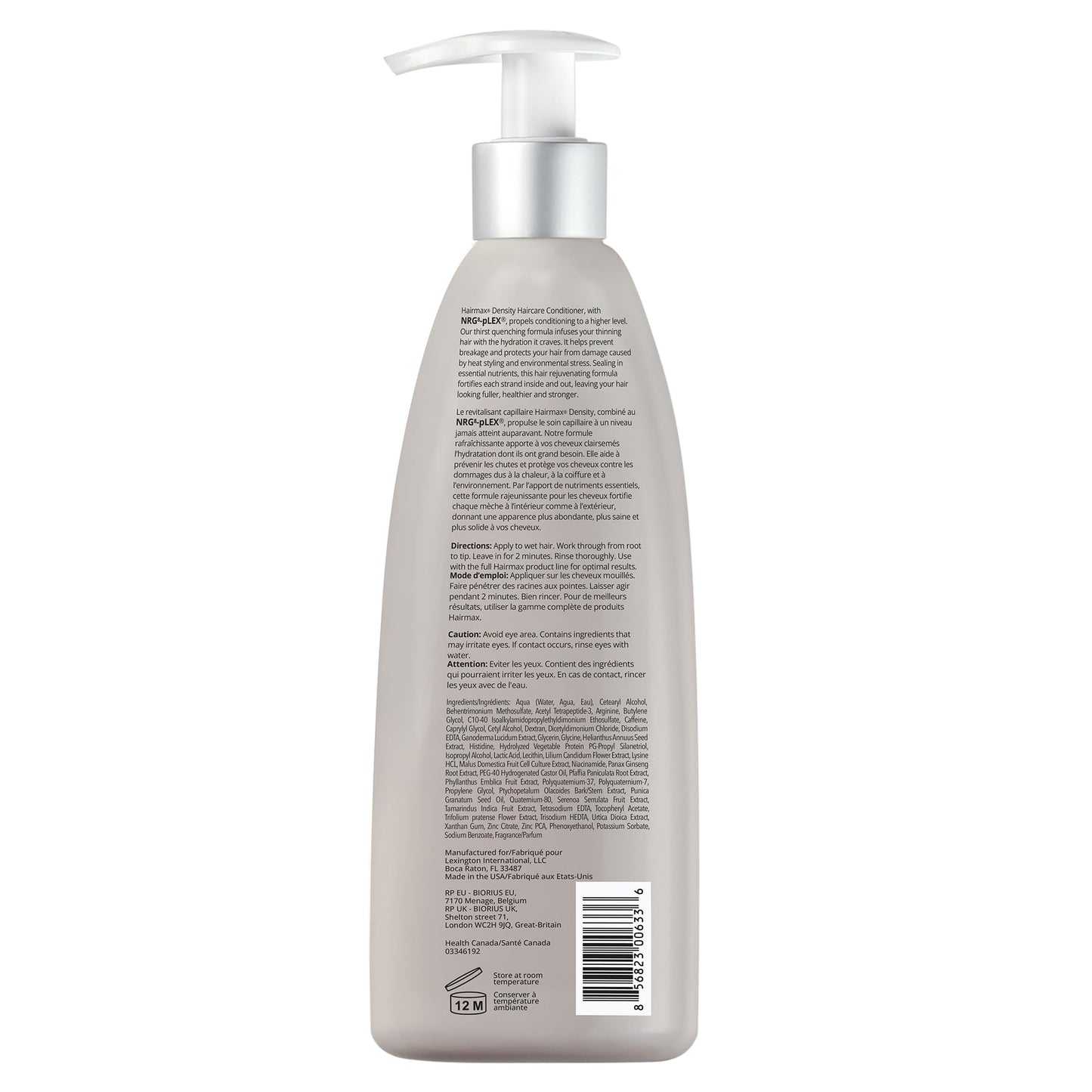 Hairmax Shampoo & Conditioner | Anti Thinning formula | Advanced Hair & Scalp Therapy for Thinning Hair | Cleanses, Hydrates & Strengthens | Sulfate Beauty & Personal Care Hairmax
