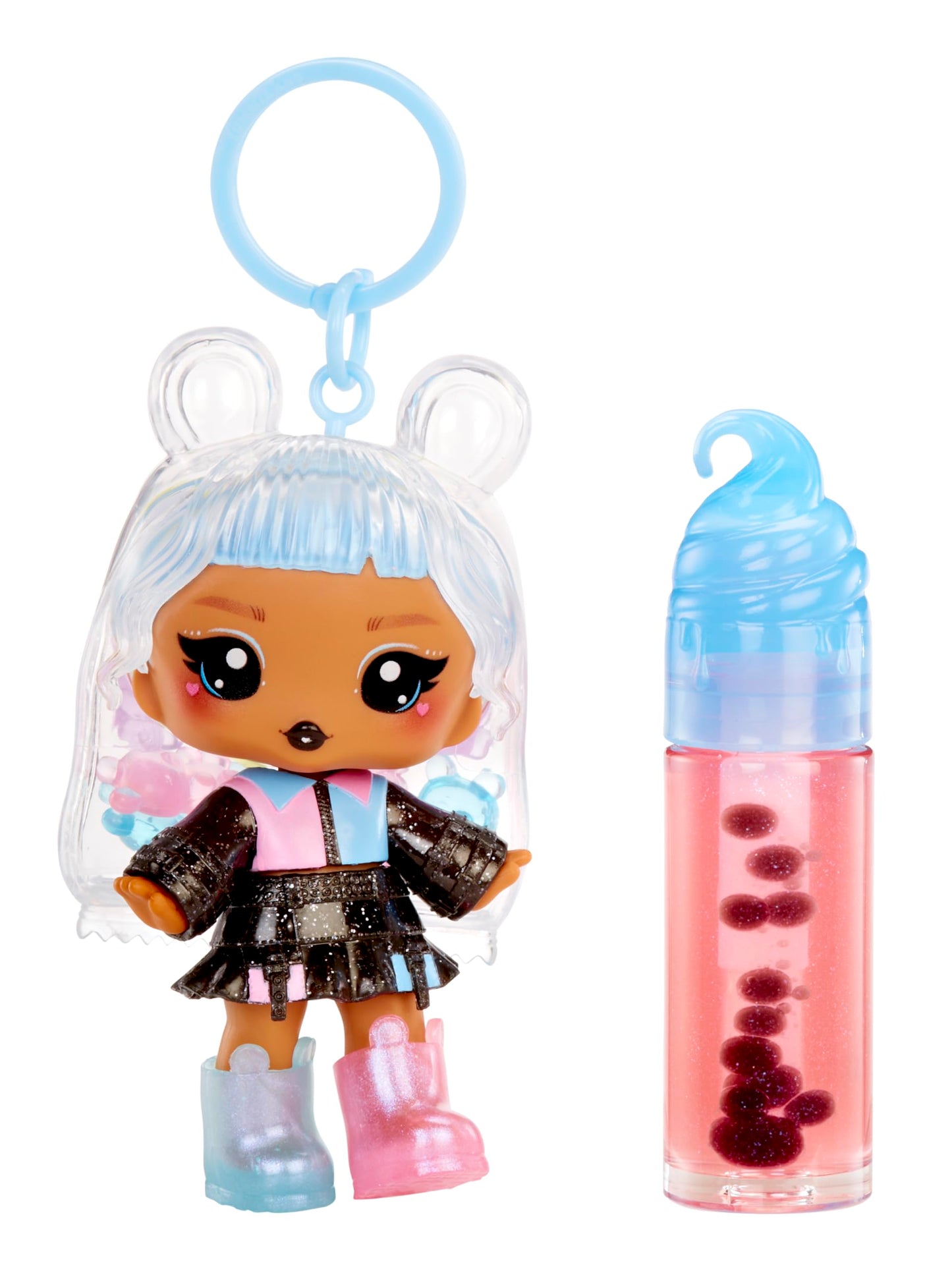 Yummiland Lip Gloss Doll: Sour Sweeties - Gabi Gummybear Includes DIY Lip Gloss + Removable Keychain, Cosmetic Play, Collectible, Ages 4+ Beauty & Personal Care Yummiland