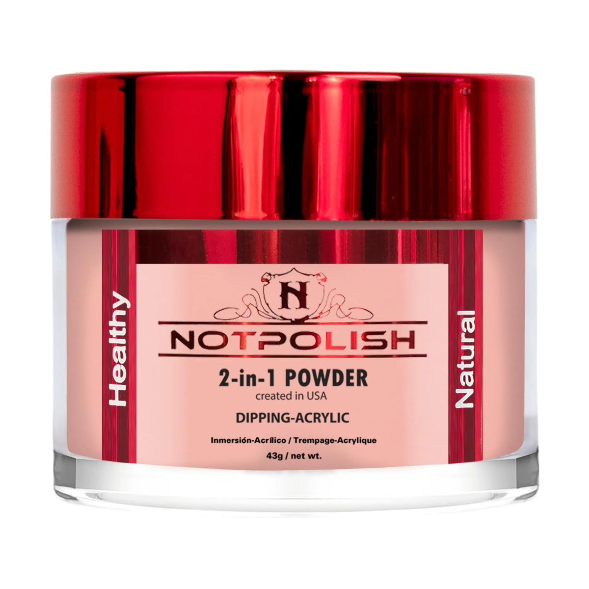 Notpolish Dip Powder for Nails - Artistic Perfect Dip in Nude Panther - Vibrant Color & Long Wear - For Dipping or Dabbing, No UV Needed - Clean