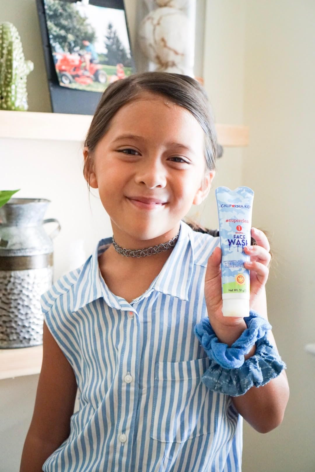 California Kids Face Wash | Gentle Exfoliating Face Wash For Kids + Teens | Mild Salicylic Acid Cleanser For Sensitive Skin | 1.8 oz. / 51 mL Beauty & Personal Care California Baby