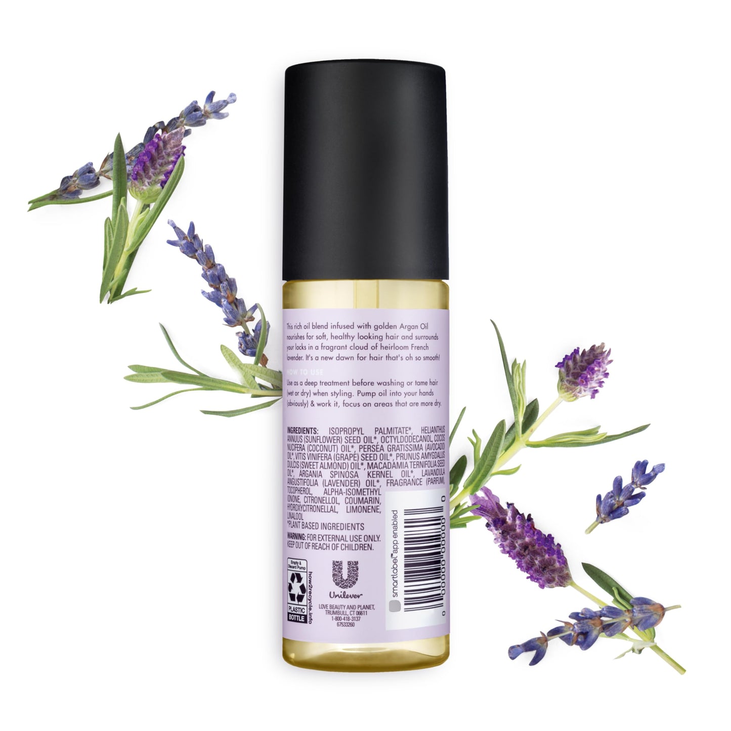 Love, Beauty, and Planet Lavender Argan Essential Hair Oil Beauty & Personal Care Love Beauty And Planet