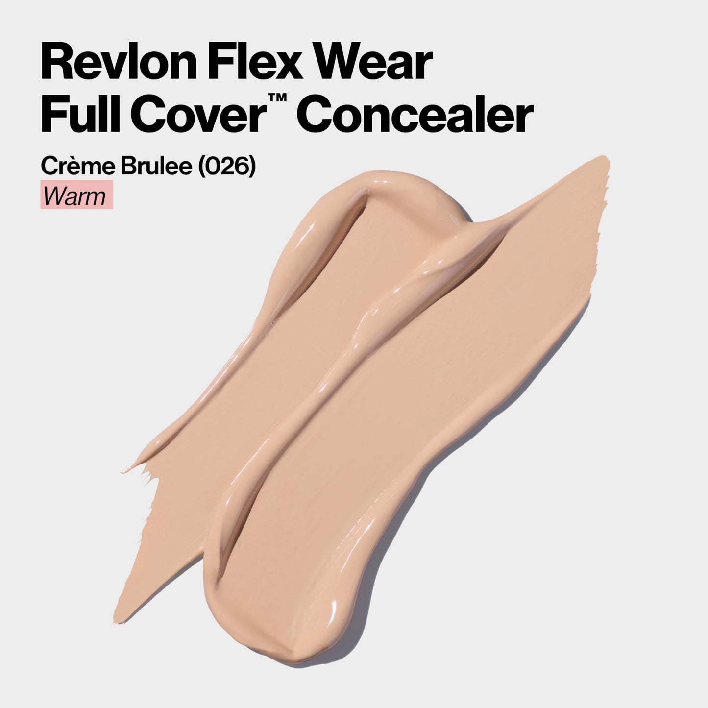 Revlon ColorStay Flex Wear, Full Cover Non-Creasing Concealer, Infused with Hyaluronic Acid & Vitamin E, Flexible Longwear, 026 Crème Brulee, 0.34 Fl Beauty & Personal Care REVLON