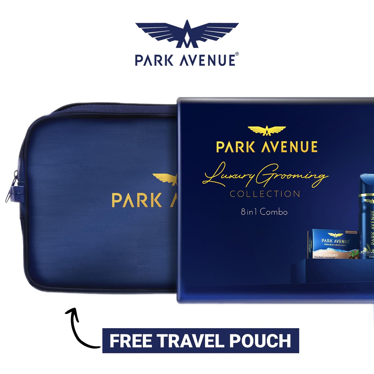 Park Avenue Grooming Kit for Men with Free Travel Pouch Inside Beauty and Personal Care PARK AVENUE