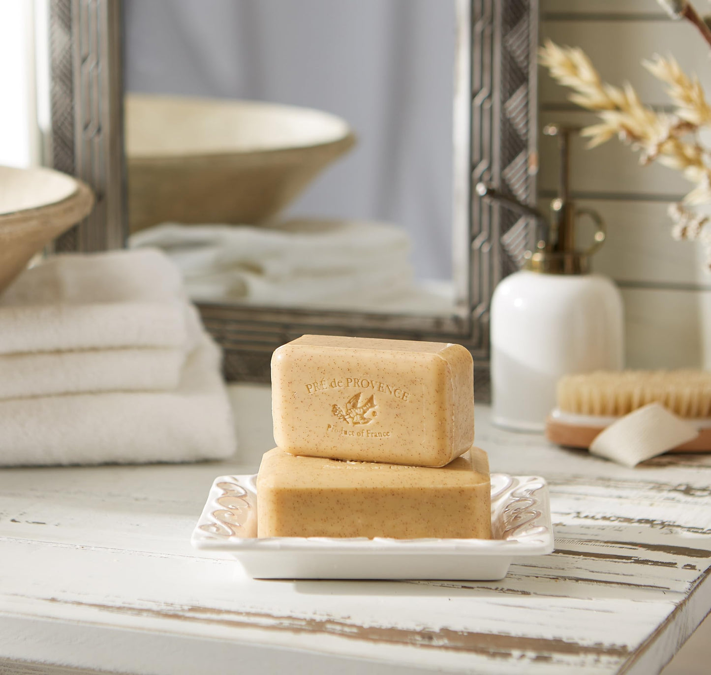 Pre de Provence Artisanal French Soap Bar Enriched with Shea Butter, Honey Almond, 8.8 Ounce Beauty & Personal Care Pre de Provence