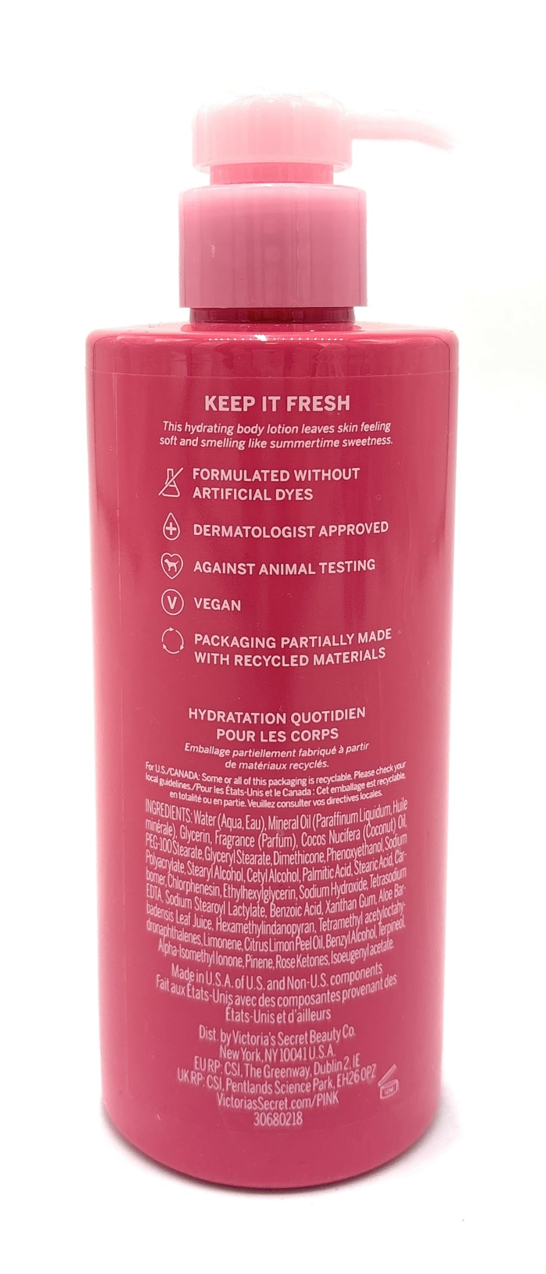 Victoria's Secret PINK Juicy Watermelon Body Lotion 12 fl oz Limited Edition Beauty & Personal Care Victoria's Secret