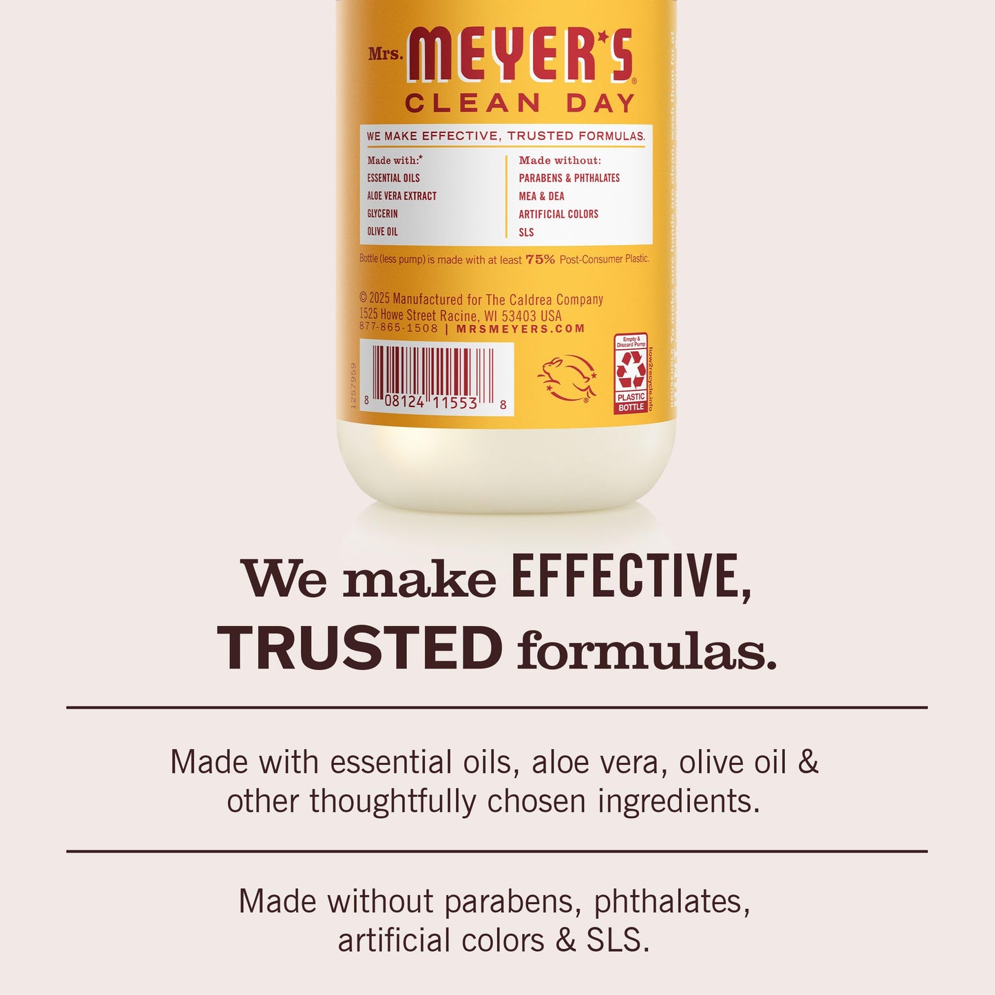 MRS. MEYER'S CLEAN DAY Hand Soap, Clementine Scent, 12.5 Fl Oz Bottle Beauty & Personal Care Mrs. MEYER'S