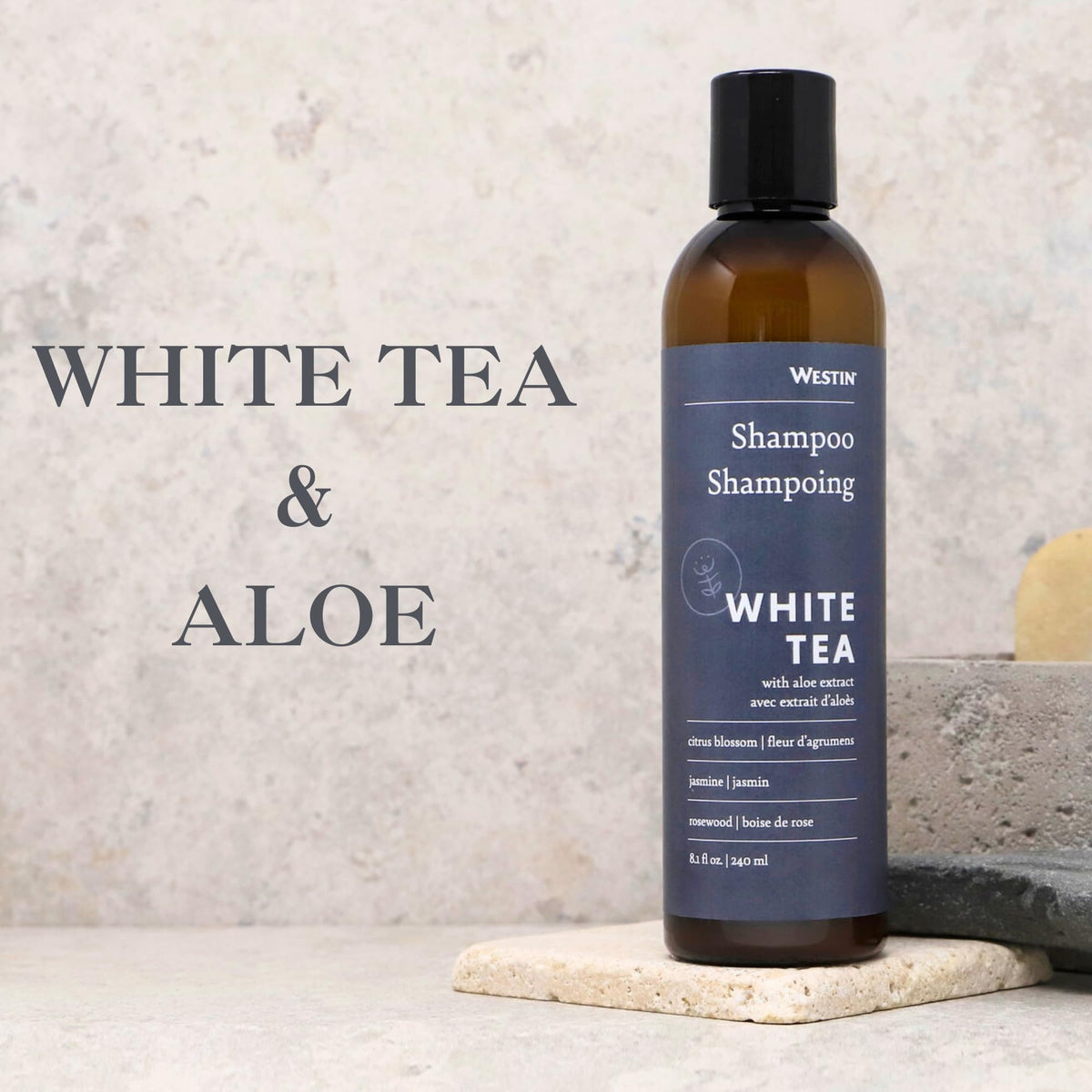 Westin White Tea Aloe Shampoo - Vitamin and Antioxidant-Packed Shampoo for All Hair Types - Signature White Tea Aloe Scent - 8 ounces Beauty & Personal Care Westin