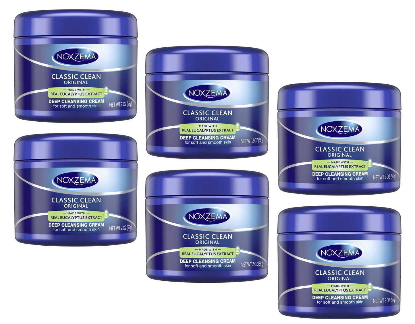 Noxzema Noxzema Original Deep Cleansing Cream 2 Oz (Pack of 6) Beauty and Personal Care Noxzema Default Title