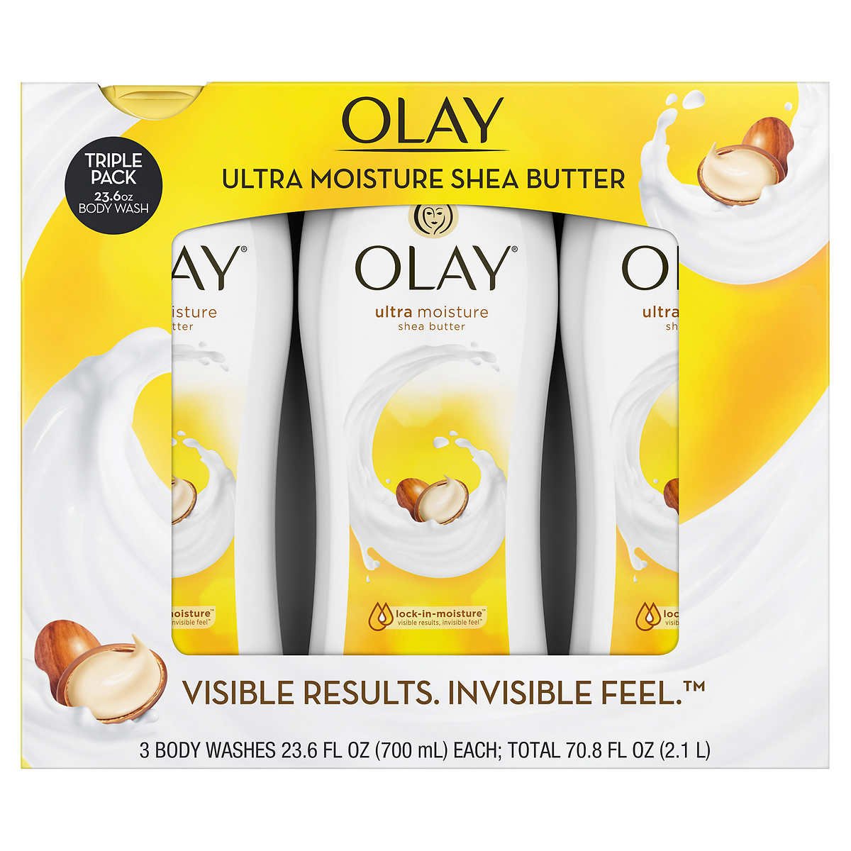Olay Ultra Moisture Body Wash 23.6 Fluid Ounce,3 Pack in single box Beauty & Personal Care Olay