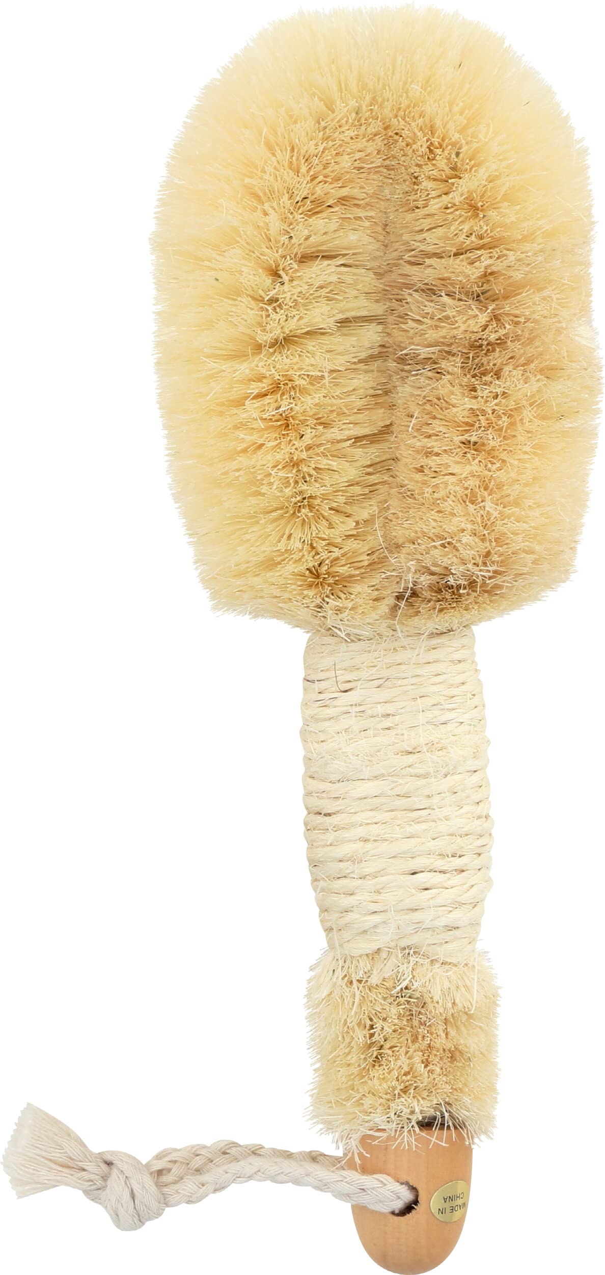 Baudelaire Sisal Bath Brush for Shower - 9 in - Traditional Japanese-Style Loofah Brush for Excellent Body Exfoliation - Essential Back Scrubber That Beauty & Personal Care Baudelaire