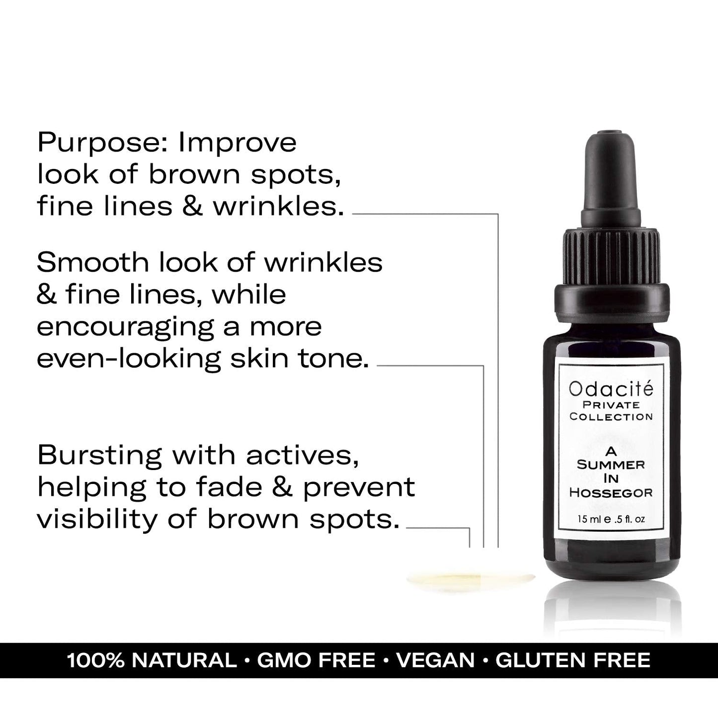 Odacité Hyperpigmentation Face Serum, A Summer In Hossegor - Wild Carrot & Papaya Anti-Aging Facial Serum Concentrate for Brown Spots, Even Skin Tone Beauty & Personal Care ODACITE