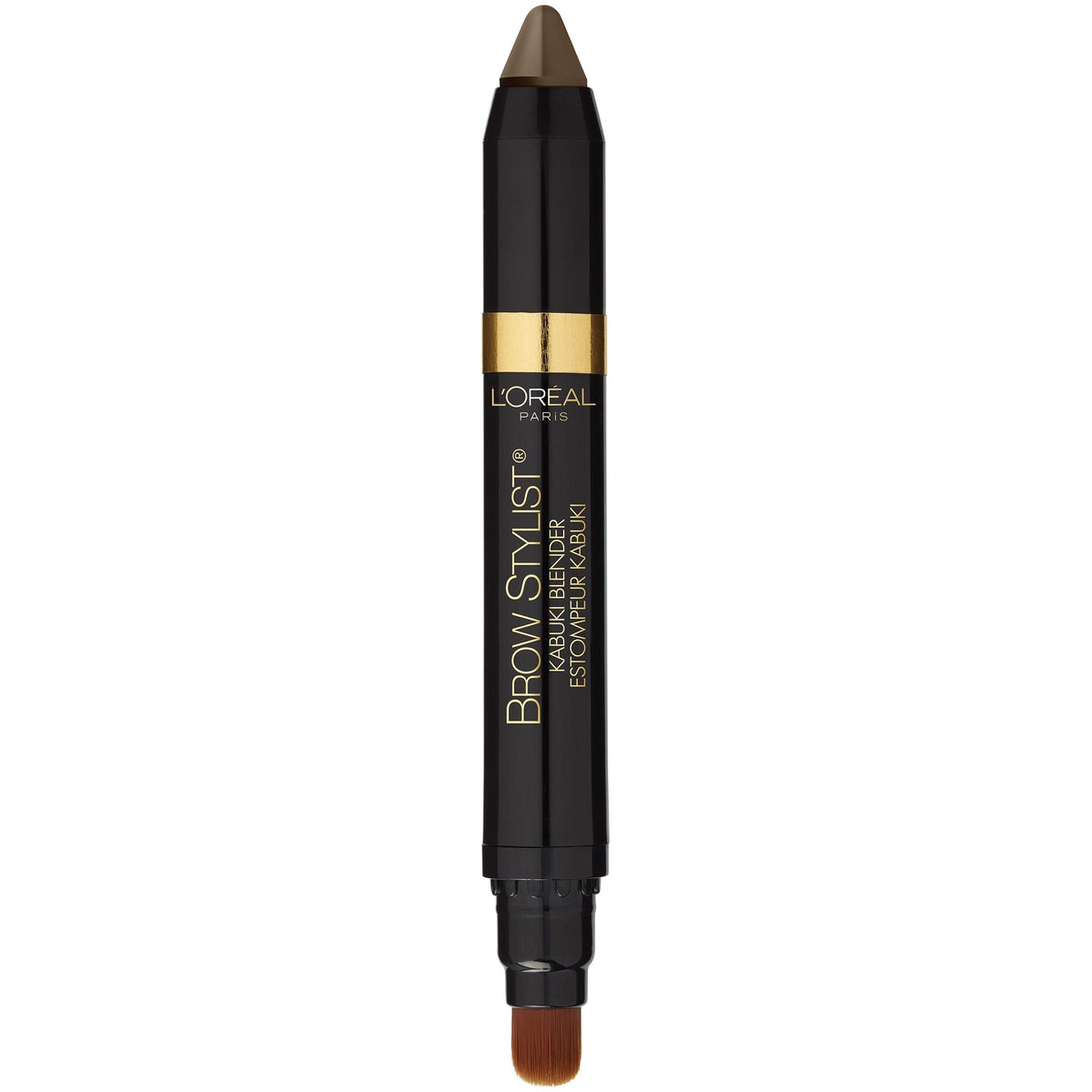 L'Oréal Paris Brow Stylist Kabuki Blender Brow Crayon, Blonde, 0.05 oz.