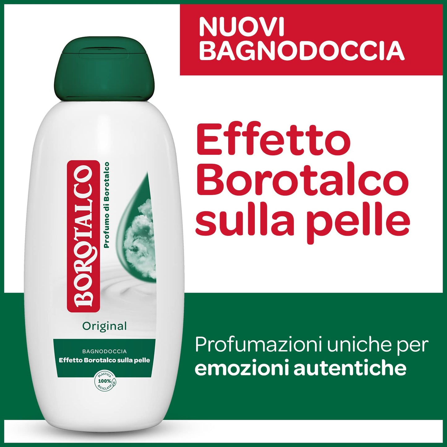 Borotalco Bath Foam Original 20.28fl.oz 600ml Beauty and Personal Care Borotalco