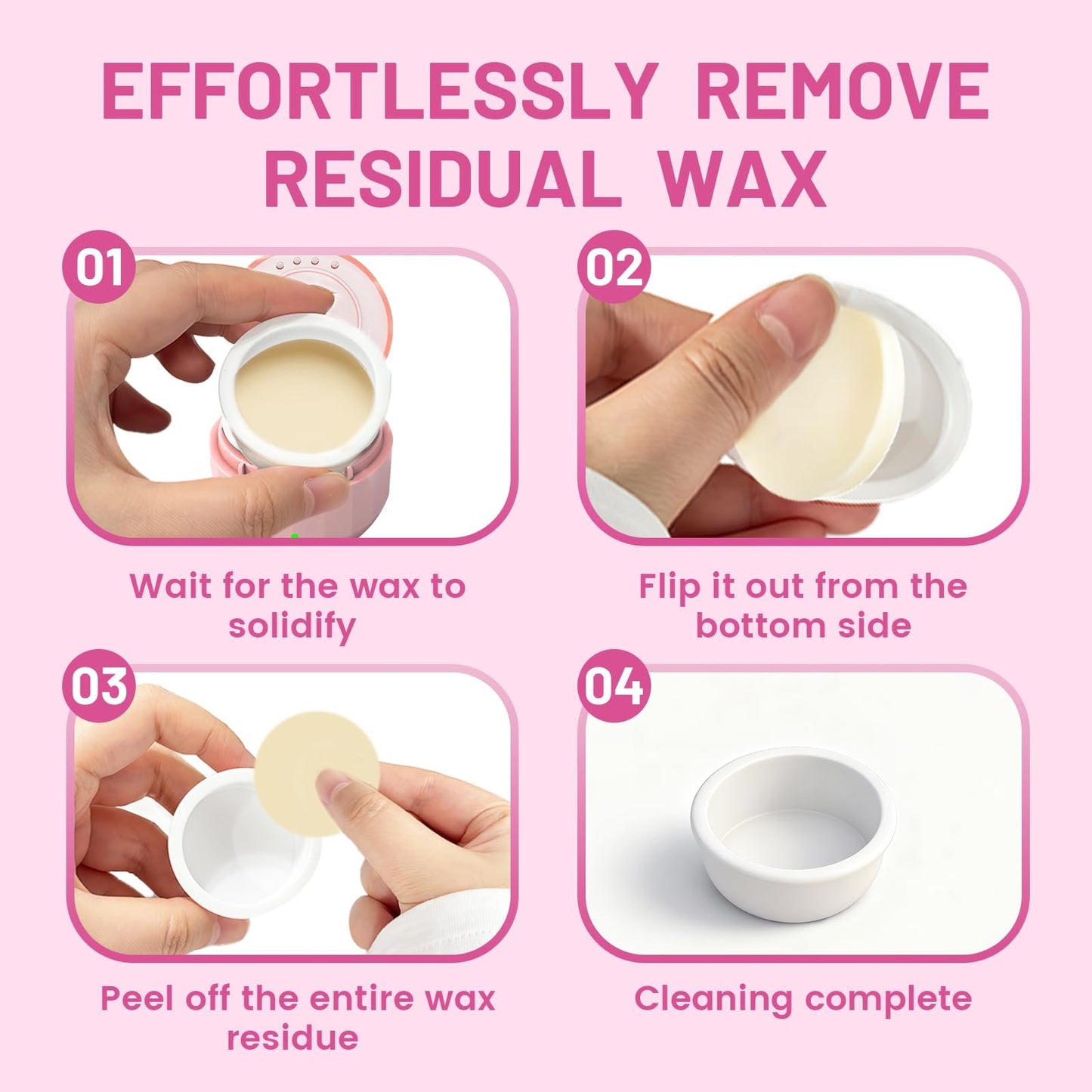 Mini Nose Hair Waxing Kit for Women & Men, Portable USB-C Nose Wax Kit with 50g Beads and 10 Sticks, Multi-functional Wax Melt Warmer with Silicone Beauty and Personal Care Wokyo