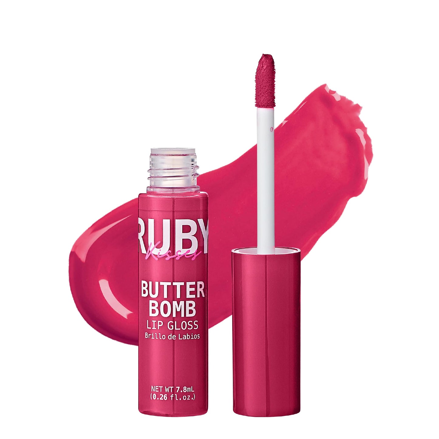 Ruby Kisses Butter Bomb Lip Gloss, High-Shine Non-Sticky Hydrating Plumping Beauty & Personal Care Ruby Kisses
