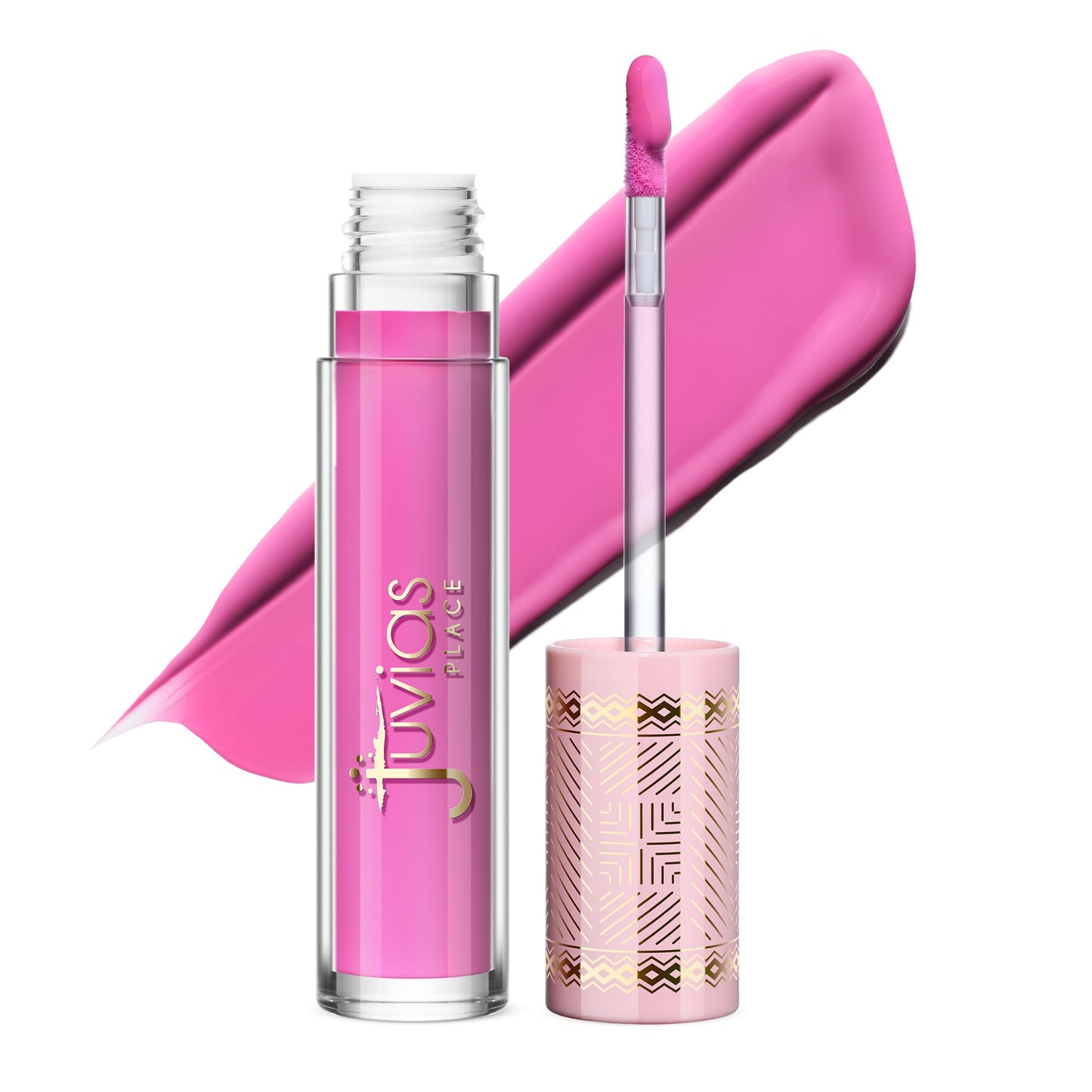 Juvia's Place Smoothie Lip Gloss Tutti Fruitty - Hydrating Cream Lipgloss with Pink & Mauve Tones - Non Sticky Plumping Glosses - High Shine Lipgloss Beauty & Personal Care Juvia's Place