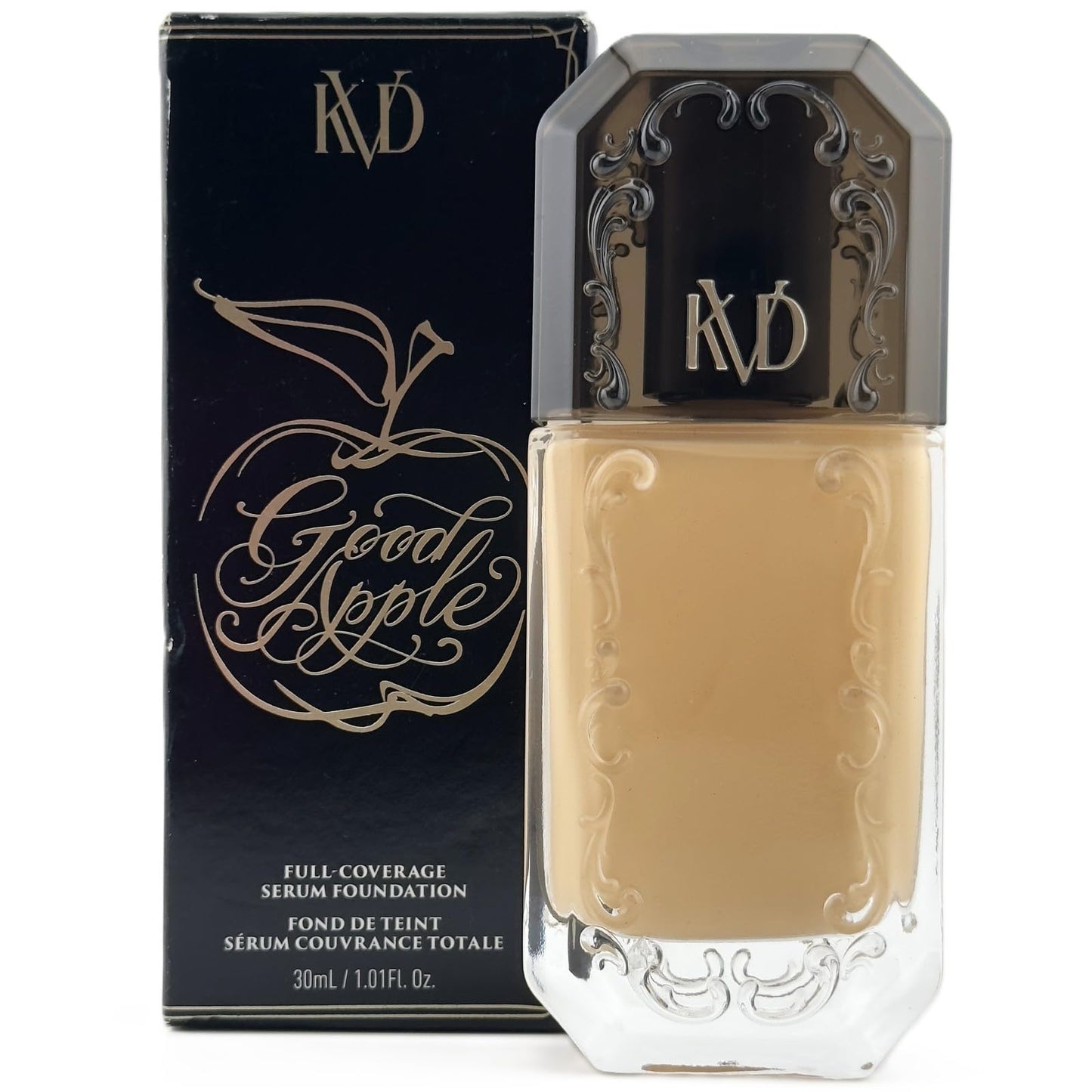 KVD Beauty Good Apple Non-Comedogenic Full-Coverage Serum Foundation Medium 030 Beauty & Personal Care Kat Von D