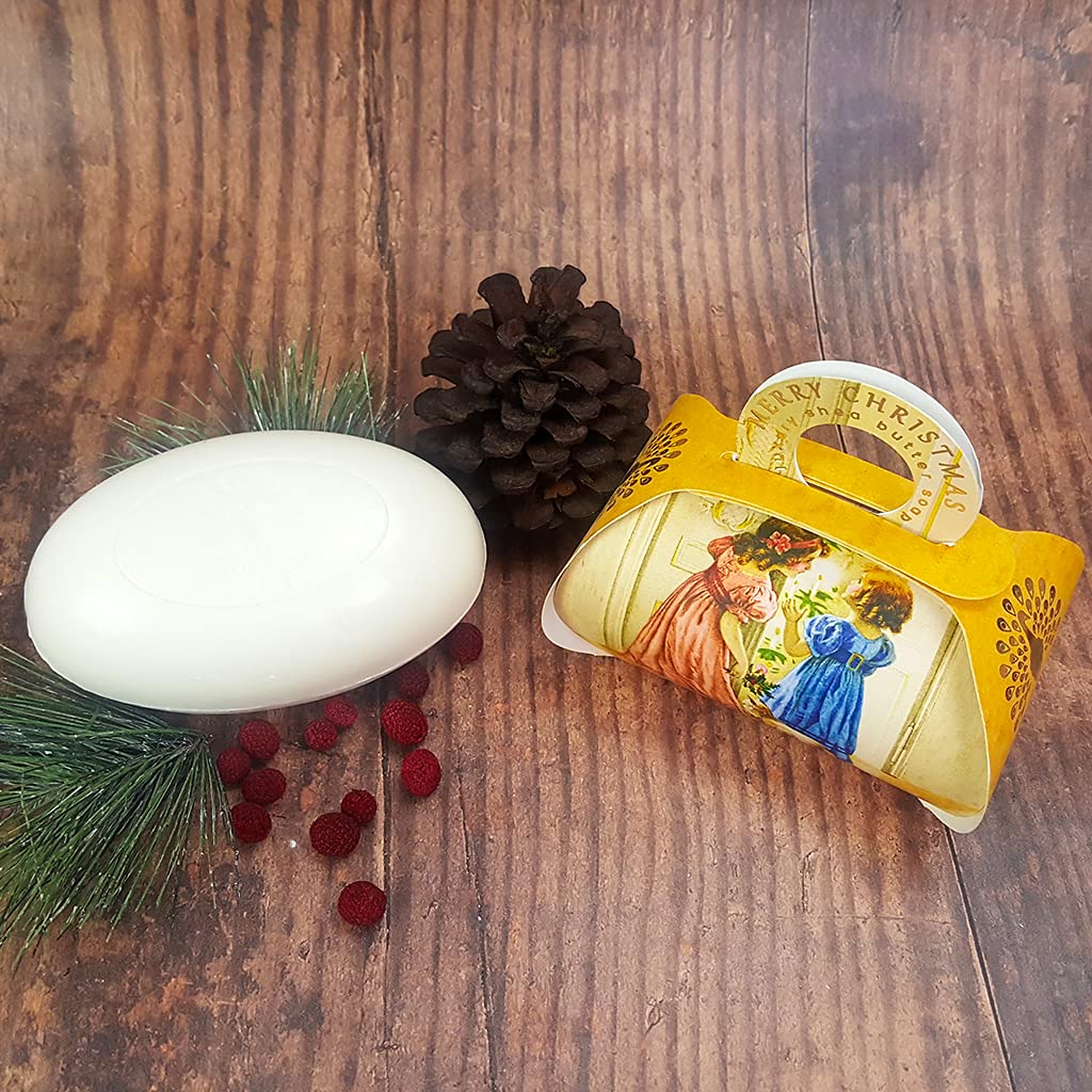 The English Soap Company, Large Gift Bag Bath Soap, A Victorian Christmas, 260g Beauty & Personal Care The English Soap Company