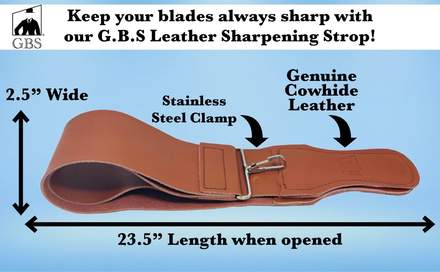 Gents Complete Straight Razor Shaving Kit for Men - 9 Piece Professional Barber Set with Shave Ready Razor, Leather Strop, Ceramic Mug, Brush Stand Beauty and Personal Care G.B.S