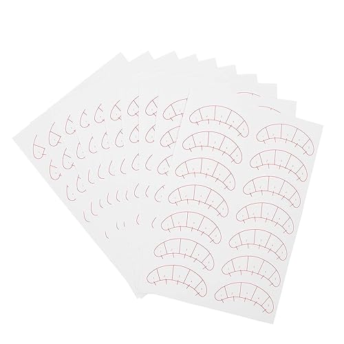 140 Pcs Paper Patches, 3D Eyelash Under Eye Pads,Eye Mapping Stickers, Patch Lash False, Eyelash Extension Paper Patches Beauty & Personal Care Lurrose
