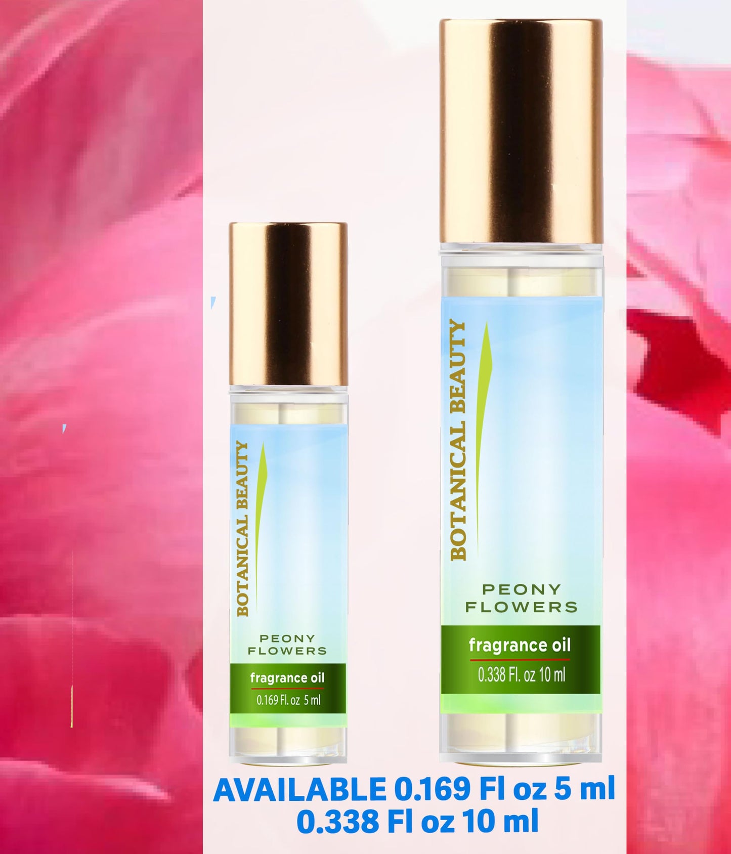 Botanical Beauty PEONY FLOWERS FRAGRANCE OIL ROLL-ON. Rollerball Perfume, Long Lasting an luxury scent, blends of Jasmine Petals, Lily of the Valley, Beauty & Personal Care Botanical Beauty