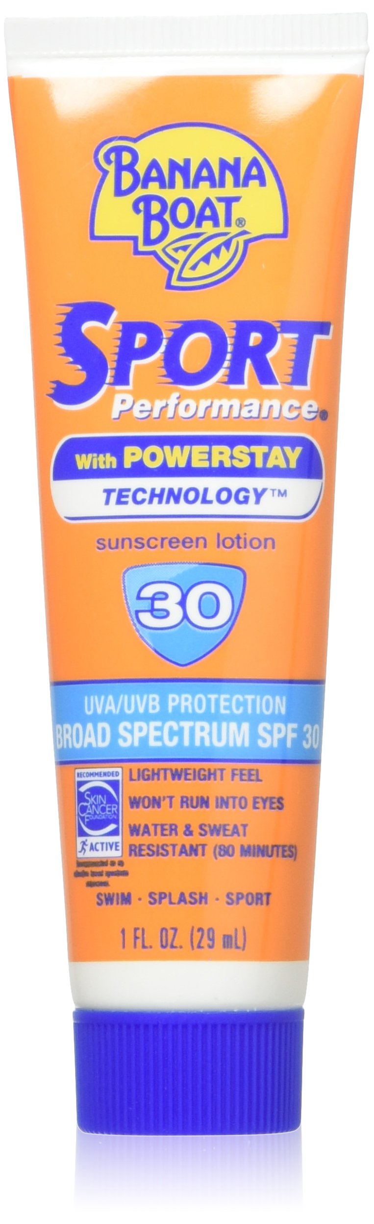 Banana Boat Sport Performance Sunscreen Lotion 30 Spf 1 oz(Pack Of 5) Beauty & Personal Care Banana Boat