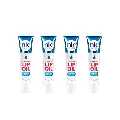 Nicka K Hydrating Lip Oil Nourishing Glass (GLOSS-4PK) Beauty & Personal Care NICKA K NEW YORK