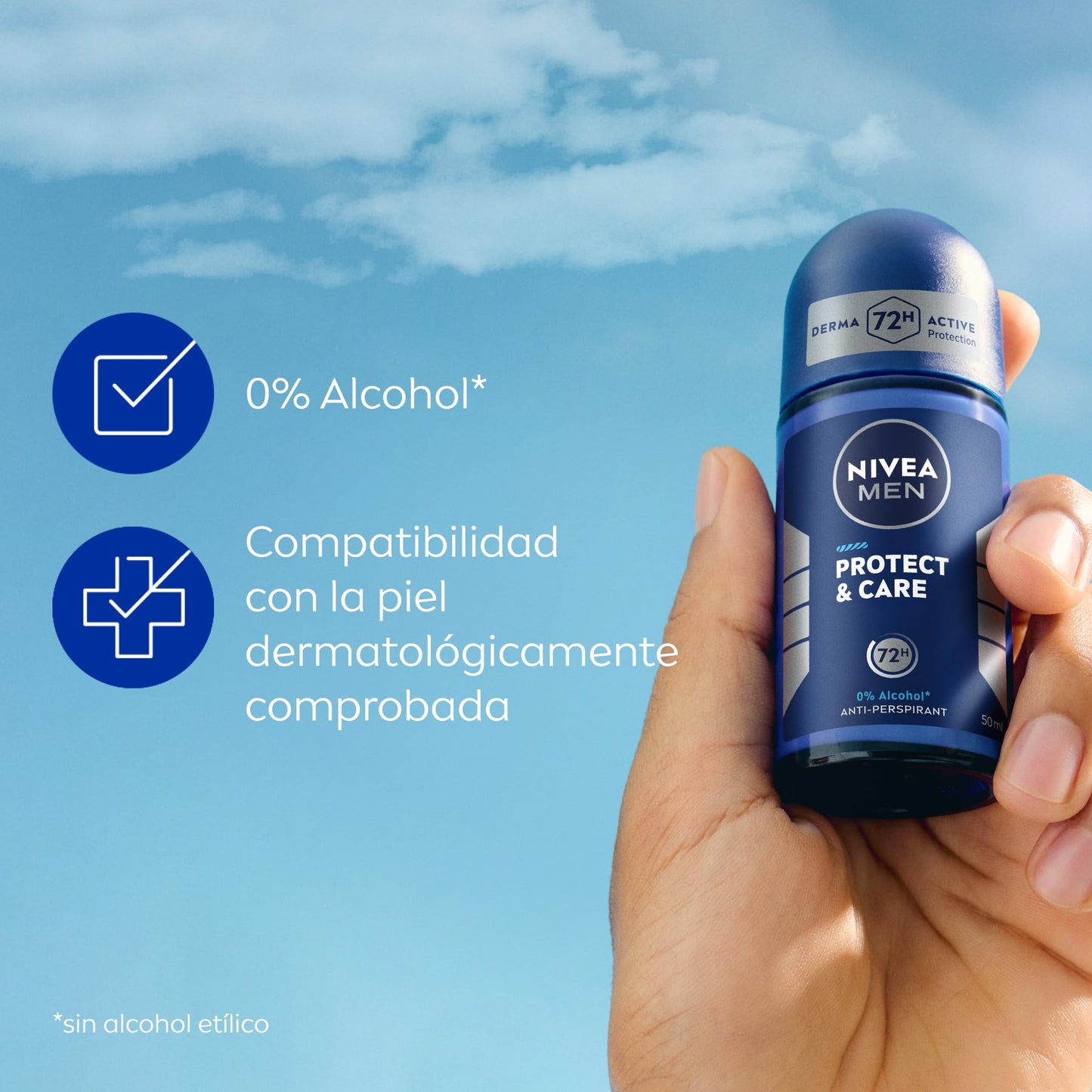 Nivea Men Protect And Care Deodorant Roll On 50ml Beauty and Personal Care NIVEA MEN