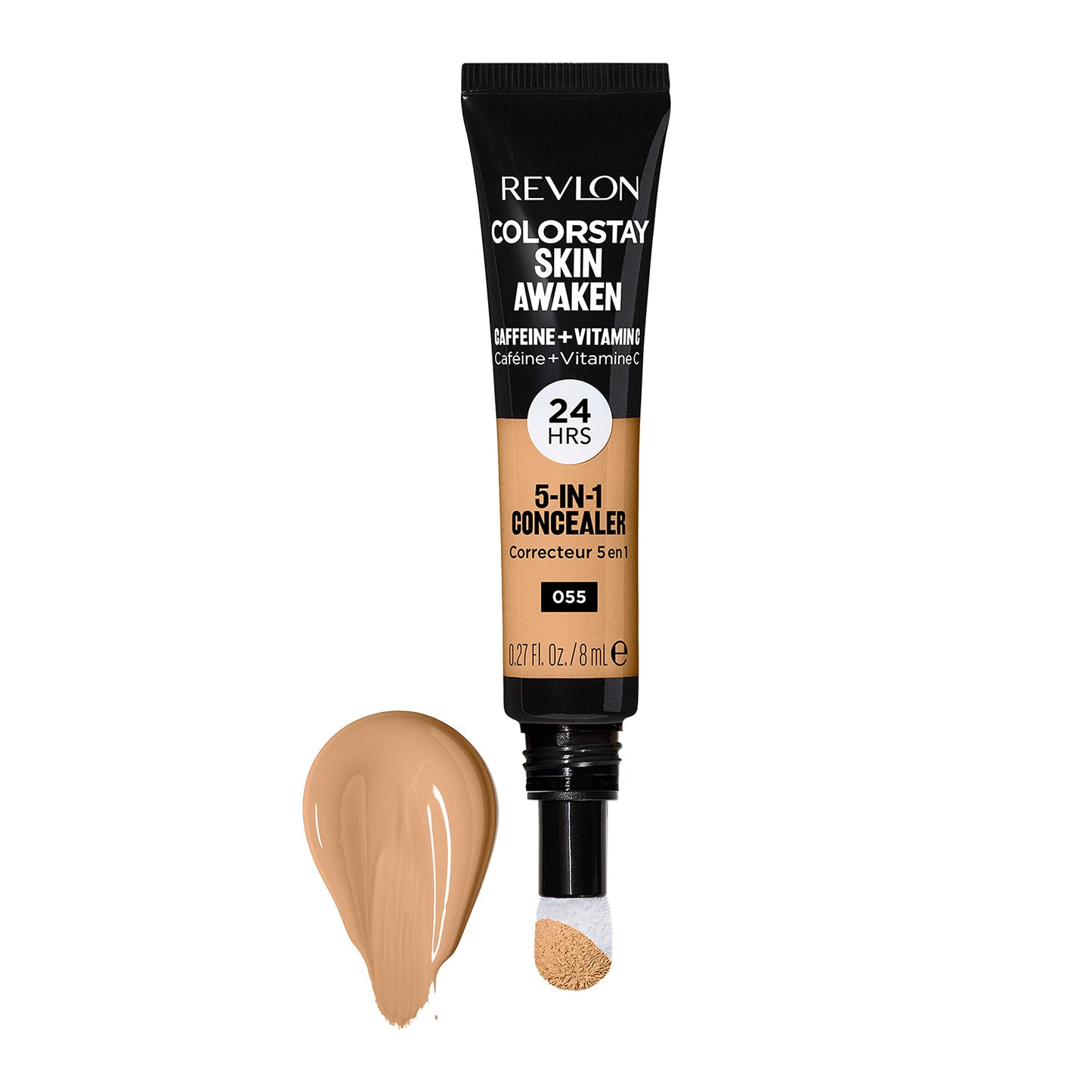 Revlon ColorStay Skin Awaken 5-in-1 Concealer, Lightweight, Creamy Longlasting Face Makeup with Caffeine & Vitamin C, For Imperfections, Dark Circles Beauty & Personal Care REVLON