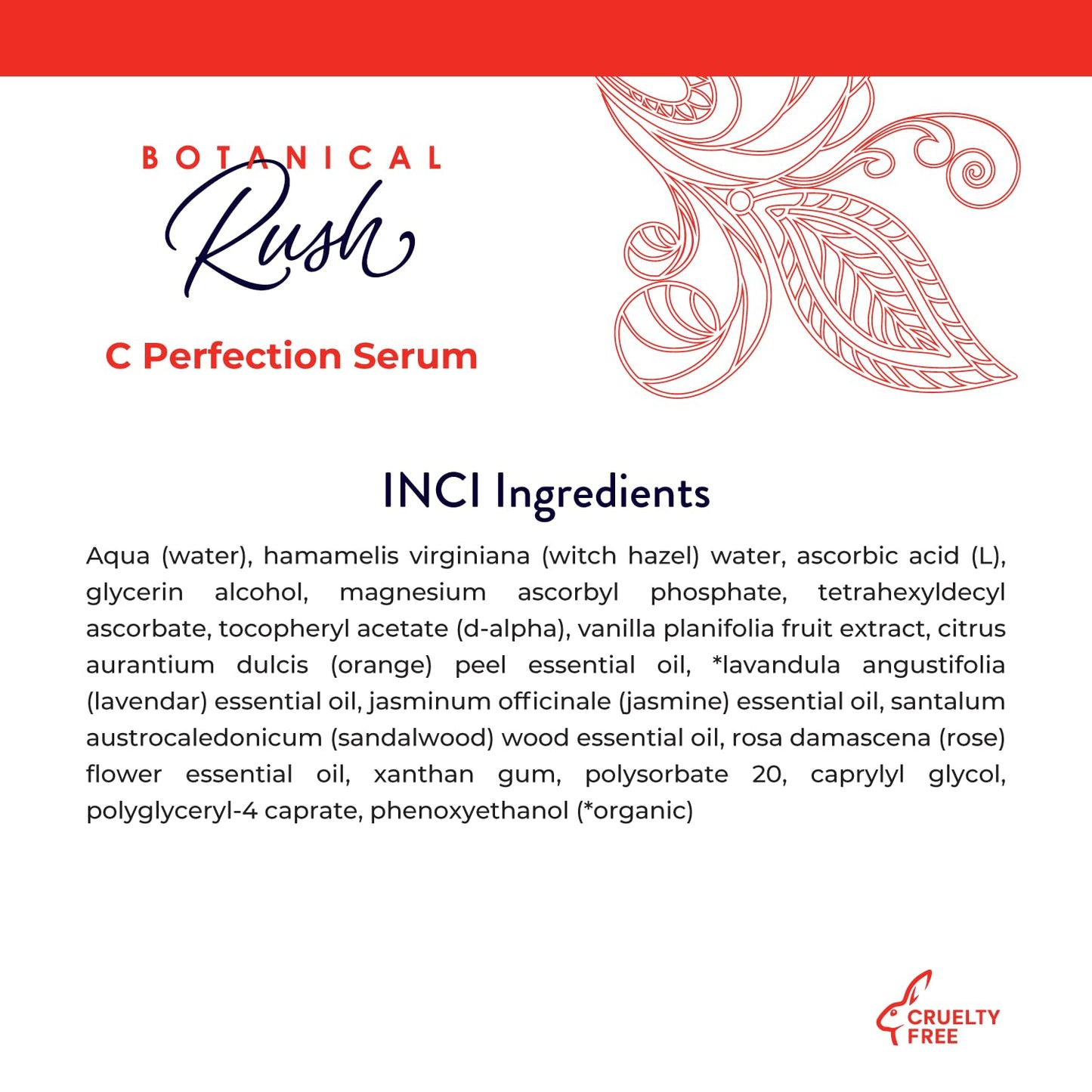 Botanical Rush C Perfection Vitamin C Serum - 14% Vitamin C Complex with Vitamin E - Brightening, Dark Spot & Collagen Support Serum for Radiant Face Beauty & Personal Care BOTANICAL RUSH