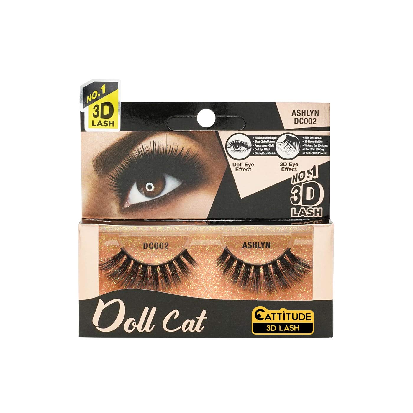 Ashlyn - Doll Cat 3D Lashes Beauty & Personal Care EBIN NEW YORK