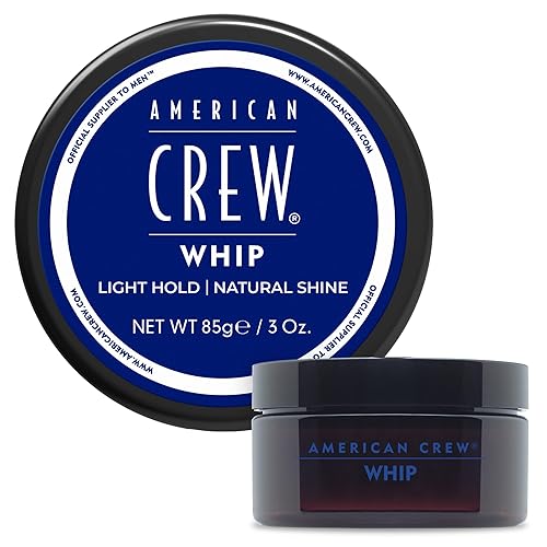 American Crew Men's Whip Styling Cream, Like Hair Gel with Light Hold & Natural Shine, Stocking Stuffer for Him, 3 oz Beauty & Personal Care AMERICAN CREW
