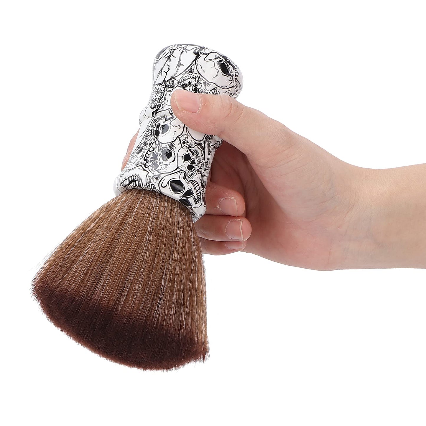 Milltrip Barber Neck Duster Brush, Hair Shaving Brush Soft Nylon Broken Hair Shave Brush with Wooden Handle Barber Supplies and Salon Accessories Beauty and Personal Care Milltrip