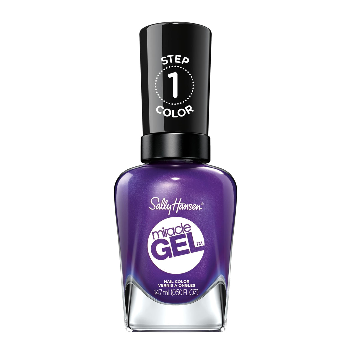 Sally Hansen Miracle Gel Salon Quality Nail Polish | Gel-Like Formula, Two-Step System, No UV Light Needed, Long Lasting | Opaque, Shimmery | 579/570