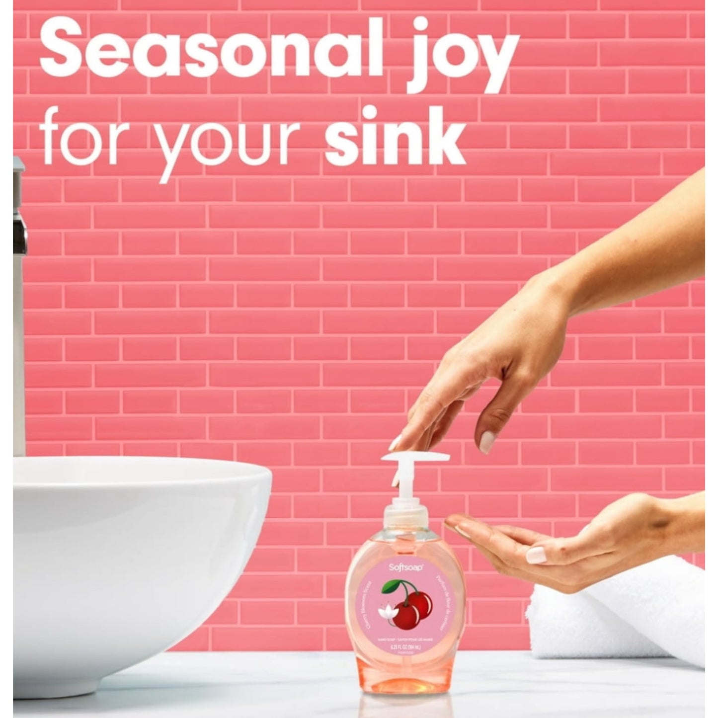 Softsoap Liquid Hand Soap with Pump, Limited Edition Summer Scents, 6.25 Fl Oz, 6 Pack (Cherry Blossom) Beauty & Personal Care Softsoap