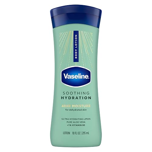 Vaseline Intensive Care Hand and Body Lotion For Dehydrated Skin Soothing Hydration Dry Skin Lotion with Aloe Vera Extract & Ultra-Hydrating Lipids 10 Beauty & Personal Care Vaseline