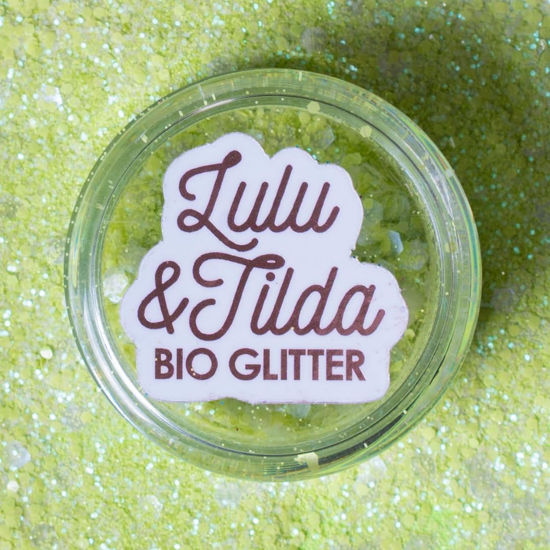 Biodegradable Glitter, 8 Colors, Vegan, for Hair and Body, Safe for Children (Atomic Tinkerbeauty) Beauty & Personal Care Great Pretenders