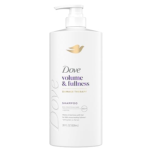 Dove Shampoo Volume & Fullness for Fine, Thin Hair with Bio-Protein Care Technology and Biotin 28 Fl Oz Beauty & Personal Care Dove