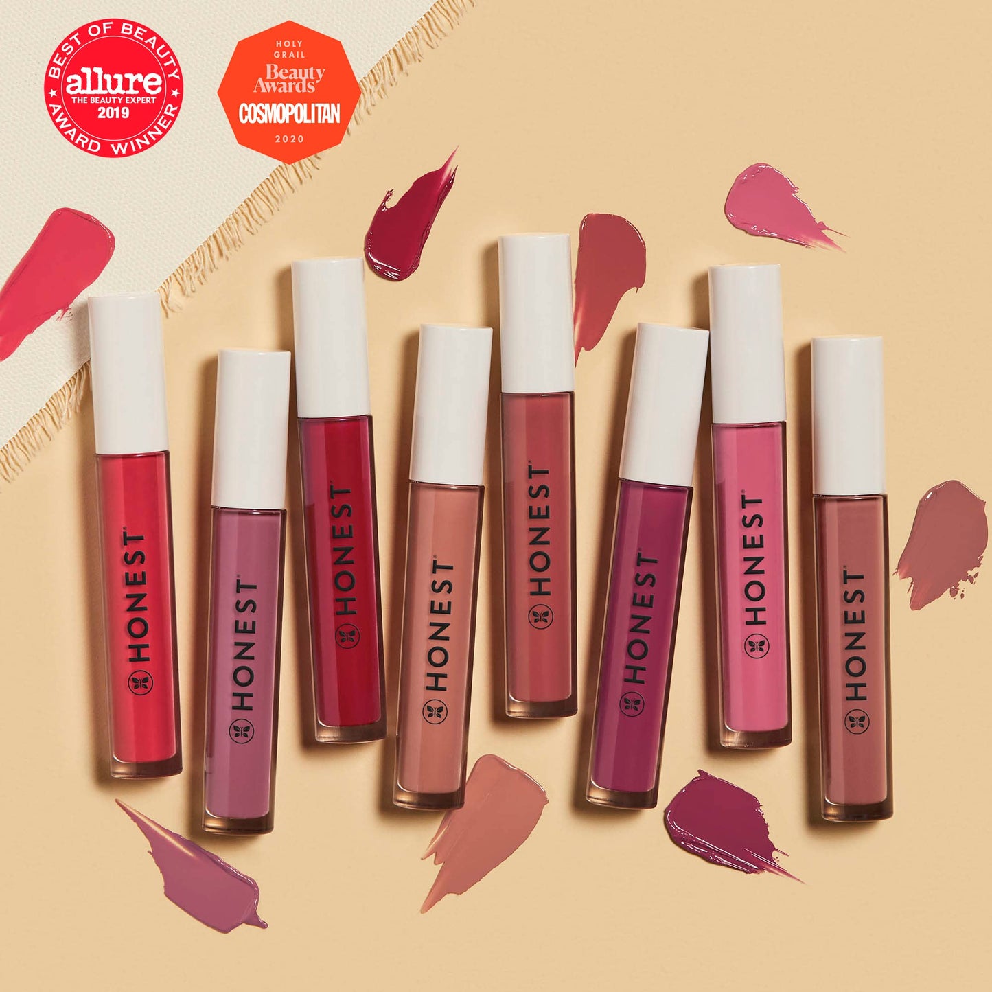Honest Beauty Hydrating Liquid Lipstick with Hyaluronic Acid + Avocado Oil | EWG Verified, Vegan + Cruelty Free | Fearless, .12 fl oz Beauty & Personal Care Honest Beauty