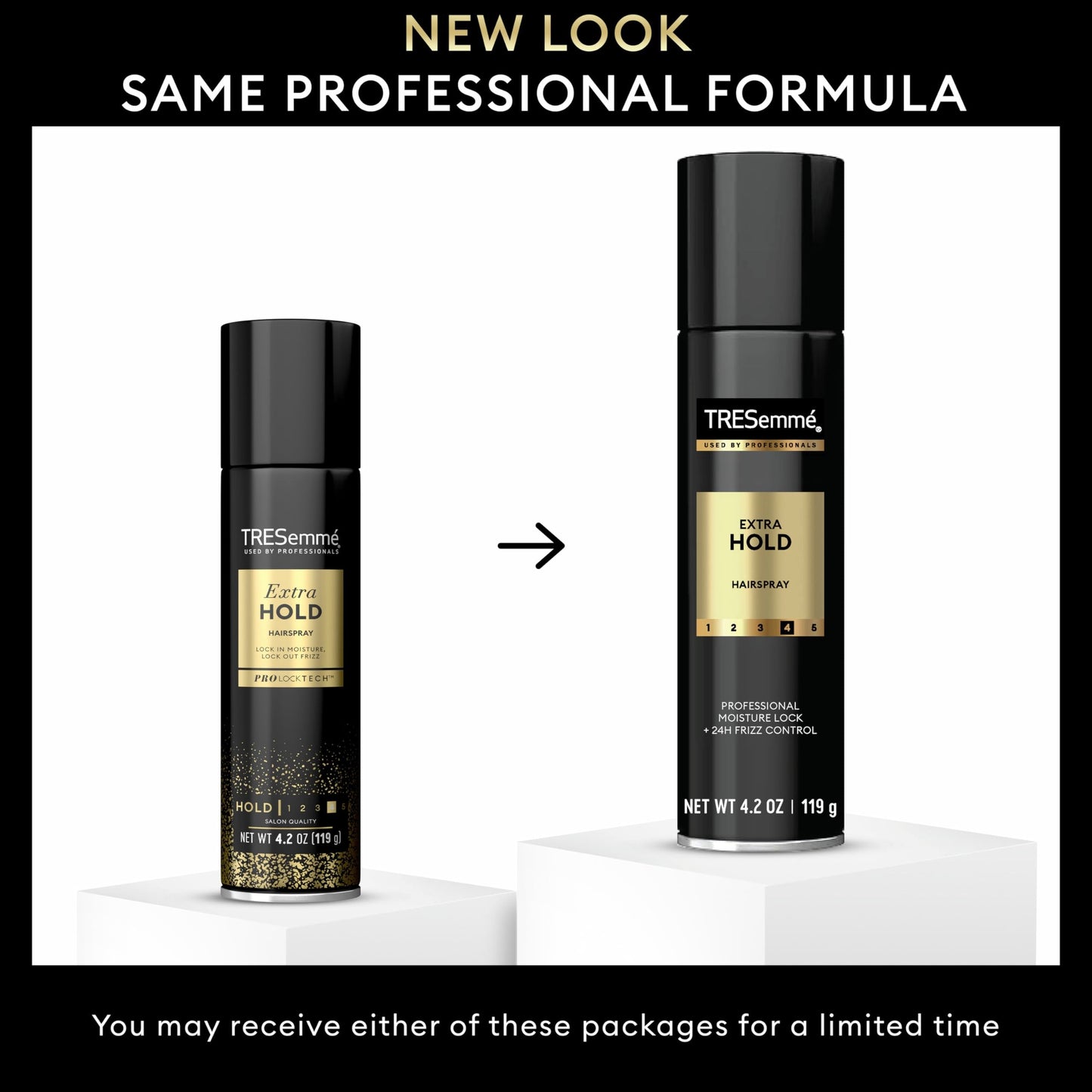 TRESemmé Extra Hold Hairspray for 24-Hour Frizz Control, with Pro Lock Tech 4.2 oz Beauty & Personal Care TRESemmé