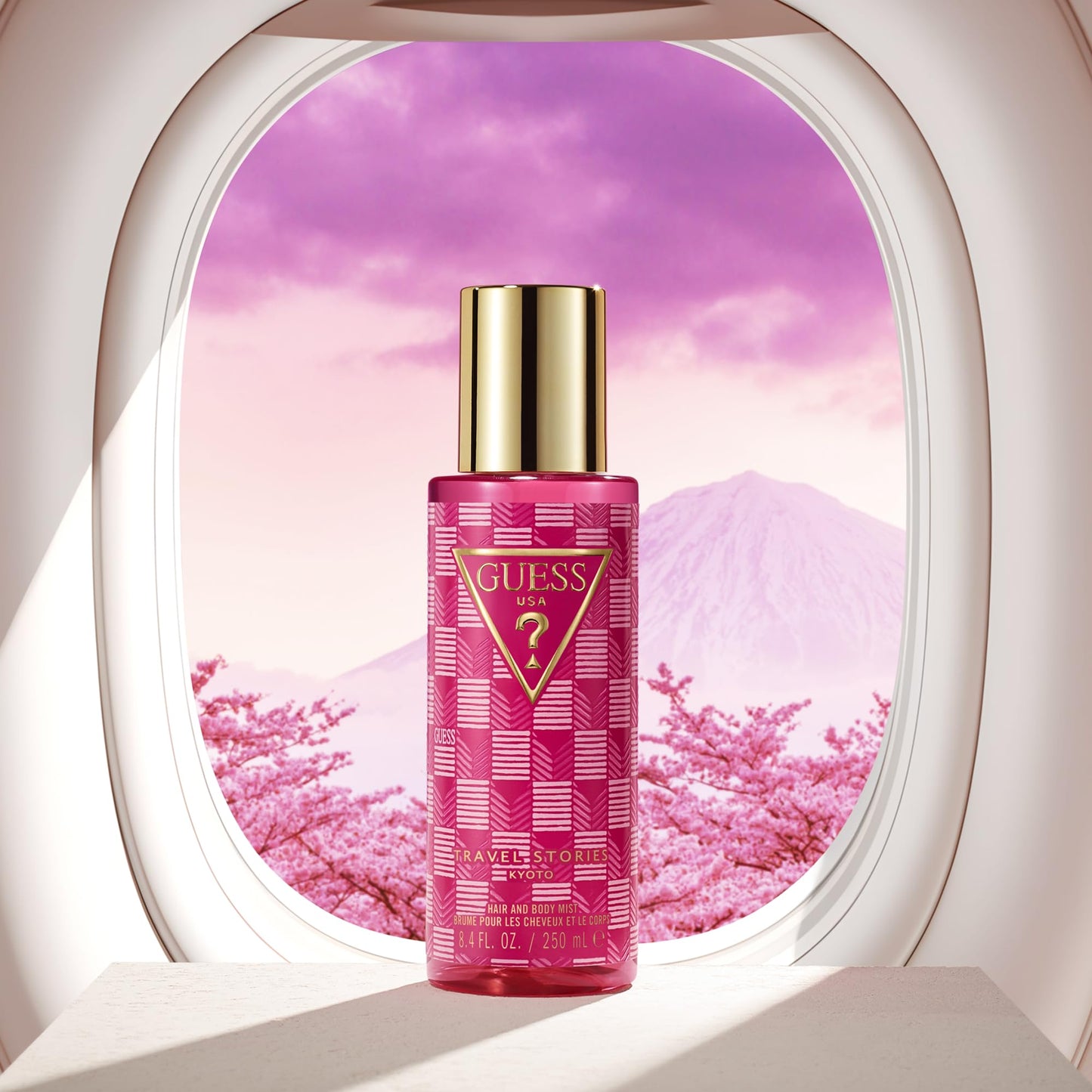 GUESS Travel Stories Kyoto Hair and Body Fragrance Mist for Women 8.4 Fl. Oz. - Serene, Lavish, and Fresh Fragrance Spray Beauty & Personal Care GUESS