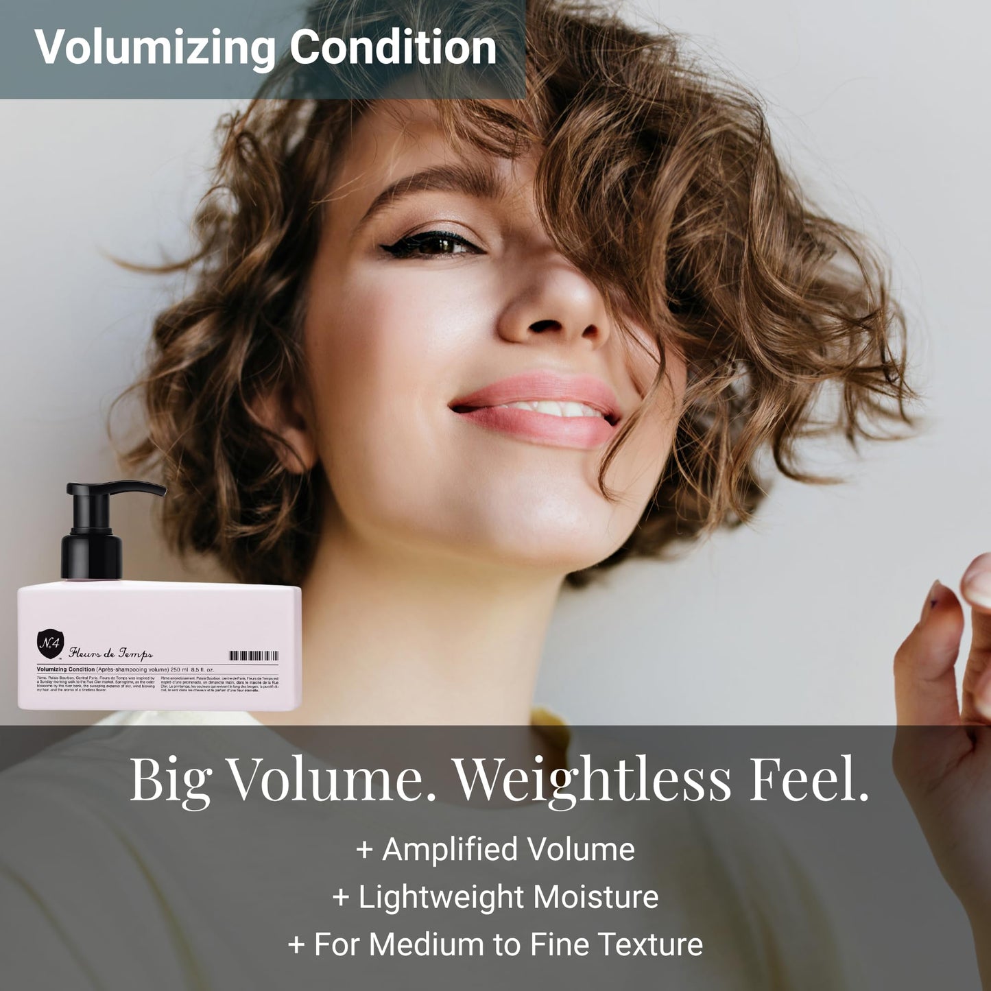 Number 4 Volumizing Gift Set - Lightweight Shampoo, Conditioner & Styling Products for Fine or Flat Hair - Sulfate-Free, Vegan, Color-Safe Hair Care Beauty & Personal Care Number 4