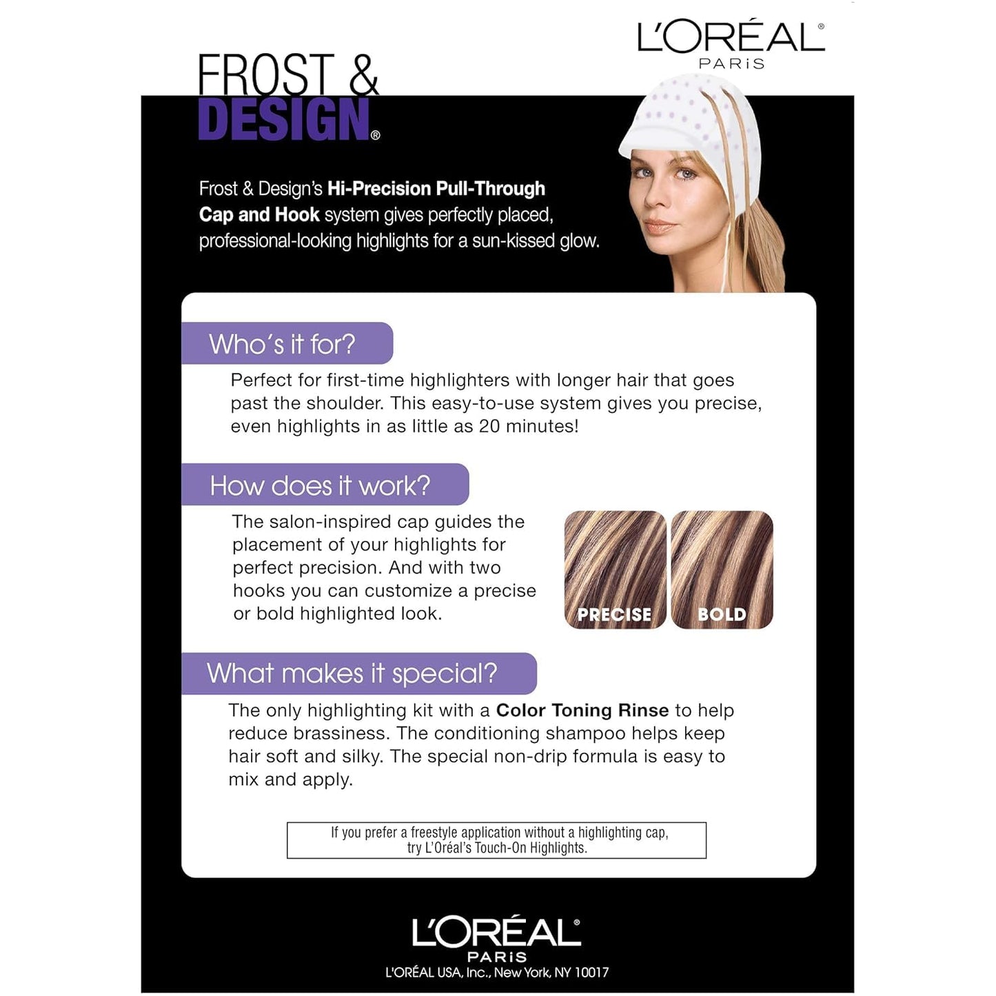 L'Oreal Frost & Design Highlights H85 Champagne 1 Each (Pack of 2) Beauty & Personal Care L'Oreal Paris