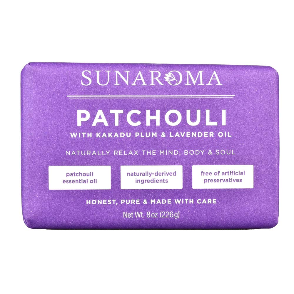SUNAROMA Soap - 8.5oz (Patchouli Lavender) Beauty & Personal Care SUNAROMA