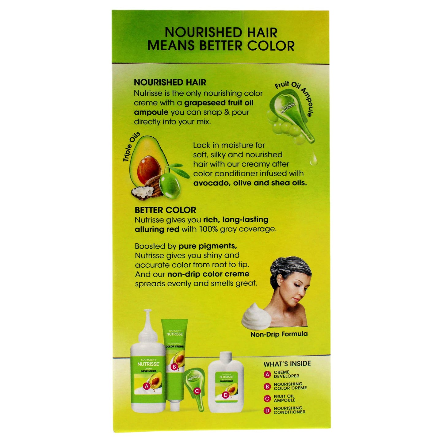 Garnier Nutrisse Nourishing Color Treatment, True Red 66 Beauty & Personal Care Garnier